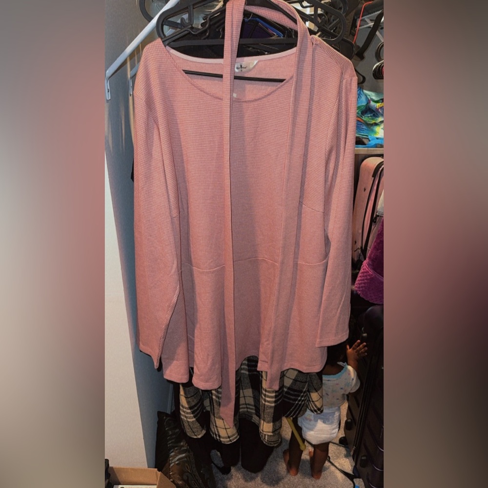 Pink Peplum Blouse/Top